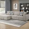 9624TP Seating-Raife Collection 4-Piece Sectional with Left ...