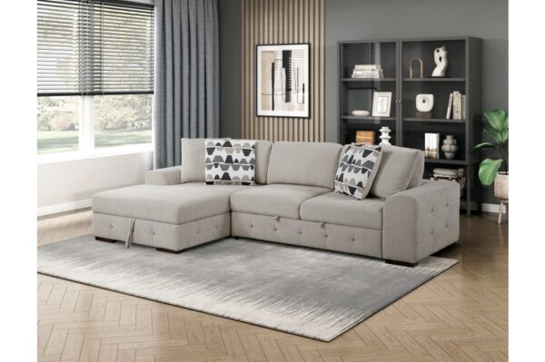 9624TP Seating-Raife Collection 4-Piece Sectional with Left ...