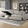 9624TP Seating-Raife Collection 4-Piece Sectional with Left ...
