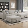 9624TP Seating-Raife Collection 4-Piece Sectional with Left ...