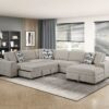 9624TP Seating-Raife Collection 4-Piece Sectional with Left ...