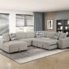 9624TP Seating-Raife Collection 4-Piece Sectional with Left ...