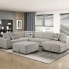 9624TP Seating-Raife Collection 4-Piece Sectional with Left ...