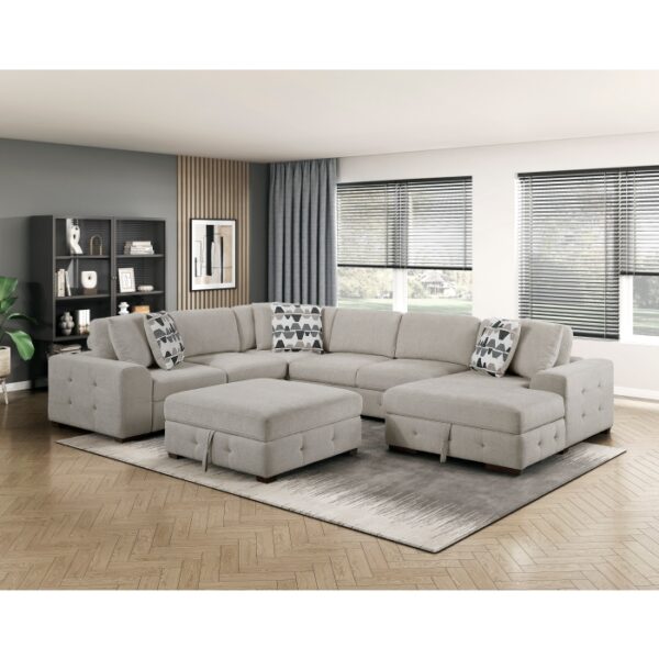9624TP*52LRC 5-Piece Sectional with Right...