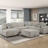 9624TP Seating-Raife Collection 4-Piece Sectional with Left ...