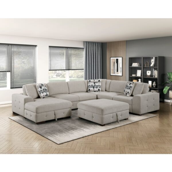 9624TP*5LC2R 5-Piece Sectional with Left ...