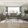 9627CAF Seating-Janne Collection 2pc Set: Sofa, Love