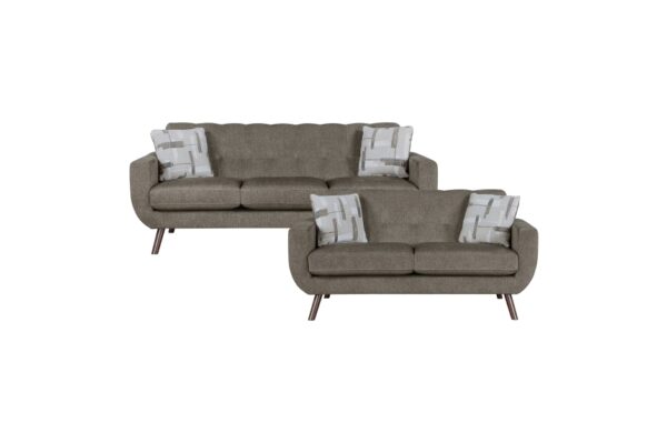 9627CAF Seating-Janne Collection 2pc Set: Sofa, Love