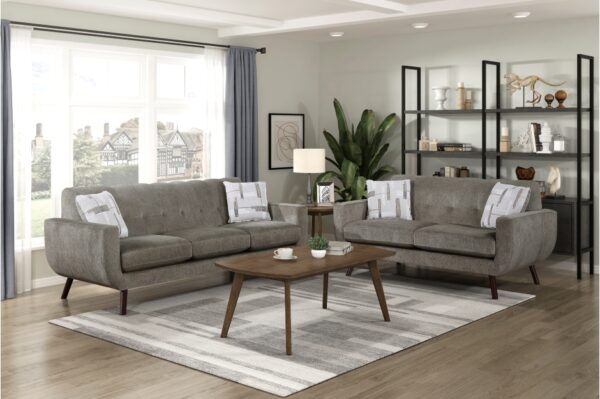 9627CAF Seating-Janne Collection 2pc Set: Sofa, Love