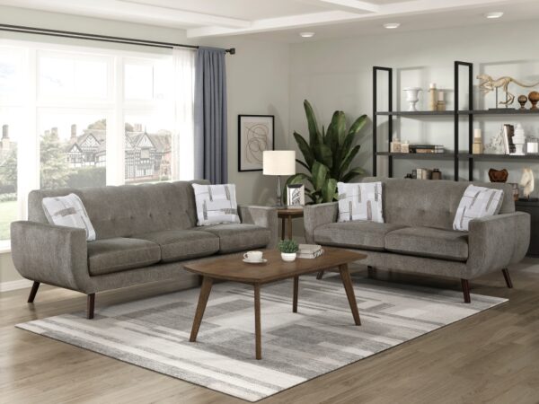 9627CAF Seating-Janne Collection 2pc Set: Sofa, Love