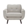 9627TAN Seating-Janne Collection 2pc Set: Sofa, Love