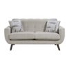 9627TAN Seating-Janne Collection 2pc Set: Sofa, Love