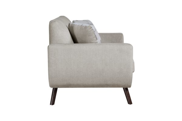 9627TAN Seating-Janne Collection 2pc Set: Sofa, Love
