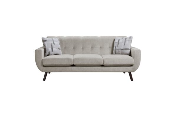 9627TAN Seating-Janne Collection 2pc Set: Sofa, Love