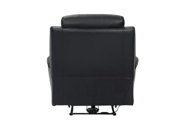 9628BLK-PW Seating-Hancock Collection 2pc Set: Sofa, Love (Power)