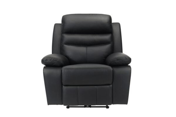 9628BLK-PW Seating-Hancock Collection 2pc Set: Sofa, Love (Power)