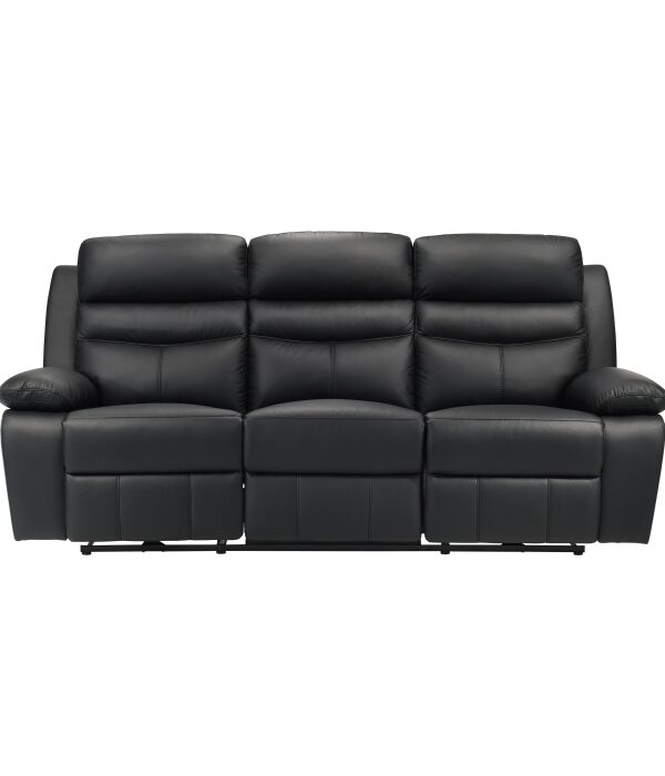 9628BLK-3PW Power Double Reclining Sofa