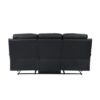 9628BLK-3 Double Reclining Sofa
