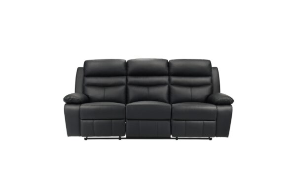 9628BLK Seating-Hancock Collection 2pc Set: Sofa, Love