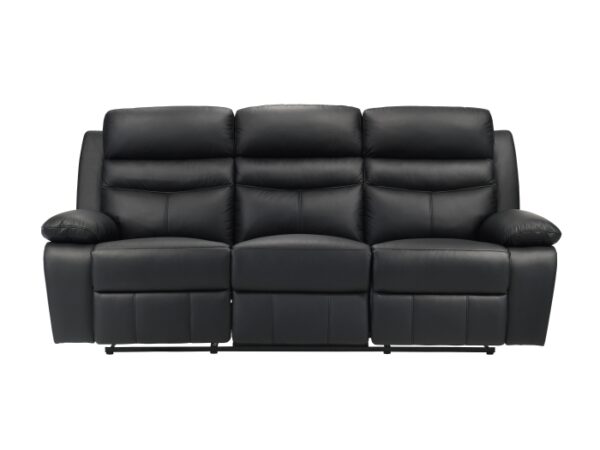 9628BLK-3 Double Reclining Sofa