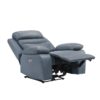 9628BUE-PW Seating-Hancock Collection 2pc Set: Sofa, Love (Power)