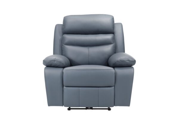 9628BUE-PW Seating-Hancock Collection 2pc Set: Sofa, Love (Power)