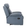 9628BUE Seating-Hancock Collection 2pc Set: Sofa, Love