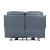 9628BUE-PW Seating-Hancock Collection 2pc Set: Sofa, Love (Power)