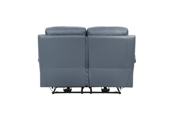 9628BUE-PW Seating-Hancock Collection 2pc Set: Sofa, Love (Power)