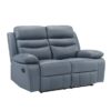 9628BUE Seating-Hancock Collection 2pc Set: Sofa, Love