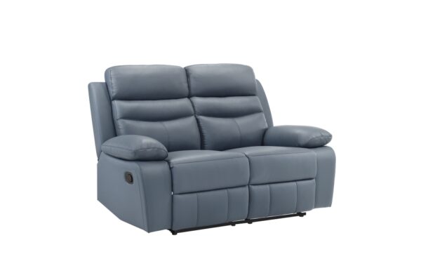 9628BUE Seating-Hancock Collection 2pc Set: Sofa, Love