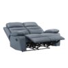 9628BUE Seating-Hancock Collection 2pc Set: Sofa, Love