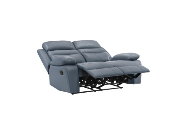 9628BUE Seating-Hancock Collection 2pc Set: Sofa, Love