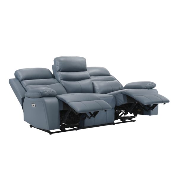 9628BUE-3PW Power Double Reclining Sofa