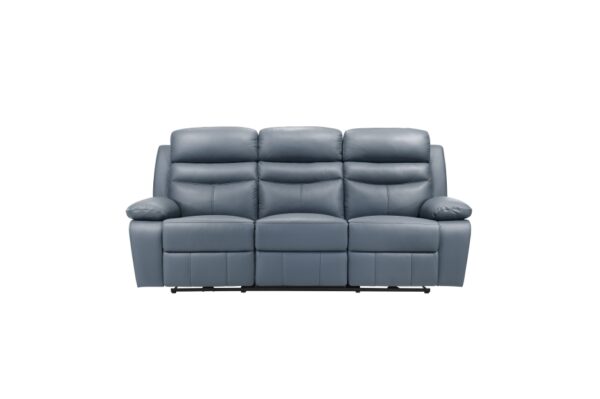 9628BUE-PW Seating-Hancock Collection 2pc Set: Sofa, Love (Power)