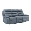 9628BUE-PW Seating-Hancock Collection 2pc Set: Sofa, Love (Power)