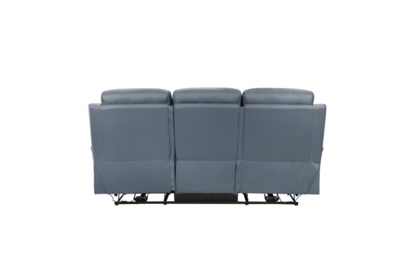 9628BUE-PW Seating-Hancock Collection 2pc Set: Sofa, Love (Power)