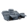 9628BUE-PW Seating-Hancock Collection 2pc Set: Sofa, Love (Power)