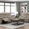9628LTE-PW Seating-Hancock Collection 2pc Set: Sofa, Love (Power)