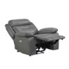 9629DGY-PW Seating-Laconia Collection 2pc Set: Sofa, Love (Power)