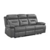 9629DGY-3PW Power Double Reclining Sofa