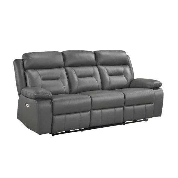 9629DGY-3PW Power Double Reclining Sofa