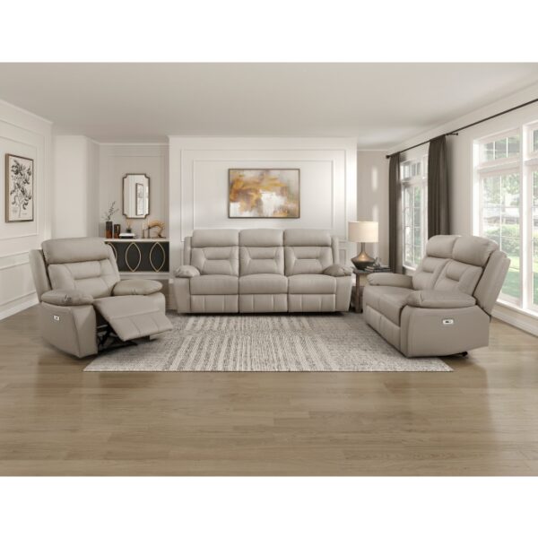 9629LTE-3PW Power Double Reclining Sofa