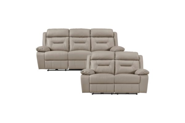9629LTE-PW Seating-Laconia Collection 2pc Set: Sofa, Love (Power)