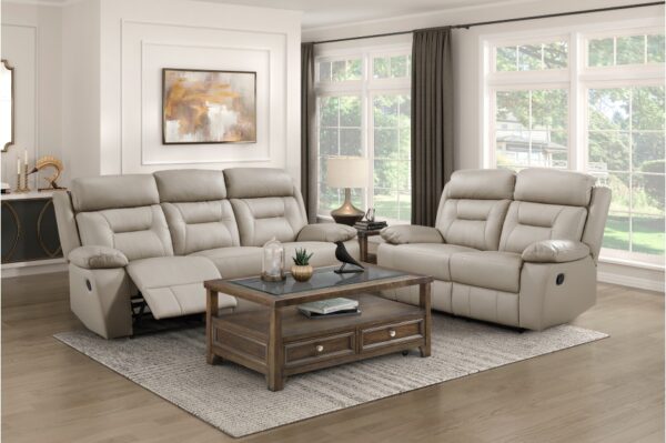 9629LTE Seating-Laconia Collection 2pc Set: Sofa, Love