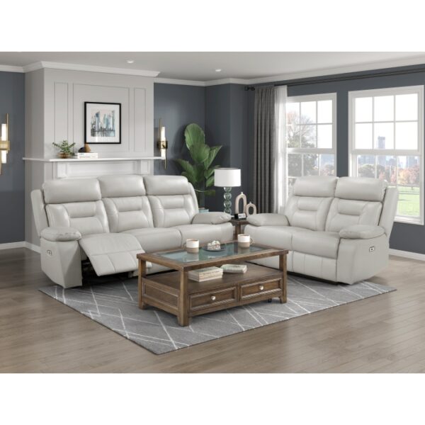 9629SVE-3PW Power Double Reclining Sofa