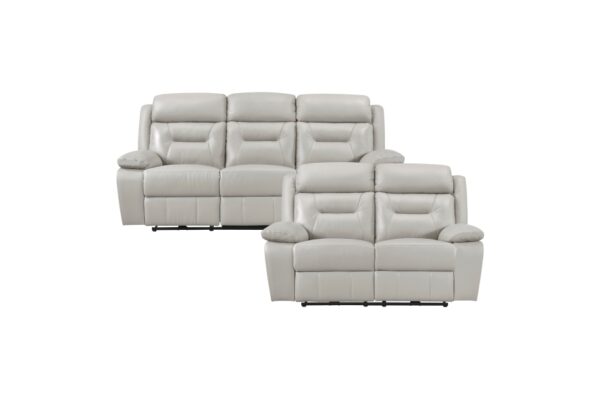 9629SVE-PW Seating-Laconia Collection 2pc Set: Sofa, Love (Power)