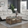 9629SVE-PW Seating-Laconia Collection 2pc Set: Sofa, Love (Power)