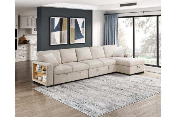 9630BE Seating-Pompano Collection Sectional with Right Chaise,...
