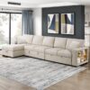 9630BE Seating-Pompano Collection Sectional with Right Chaise,...